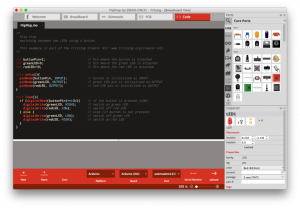 Fritzing IDE "Code View"