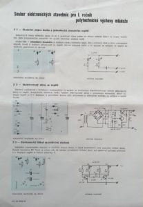 Návod pro soubor elektronických stavebnic